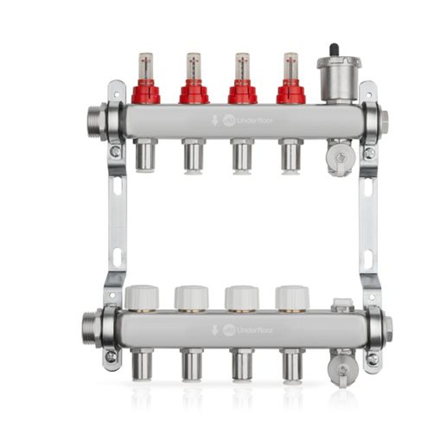 JG Speedfit JG Underfloor Lowfit Heating Manifold 4 Port 12mm - JGLOWFITMAN4