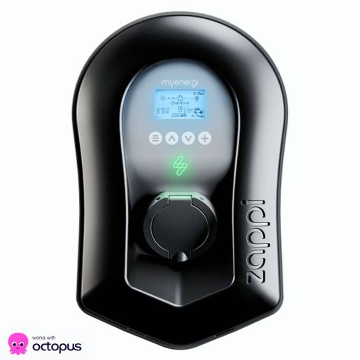 Myenergi Eddi Zappi EV Chargepoint 7/22kW Untethered Bk WiFi/ENET - ZAPPI-2H22UB