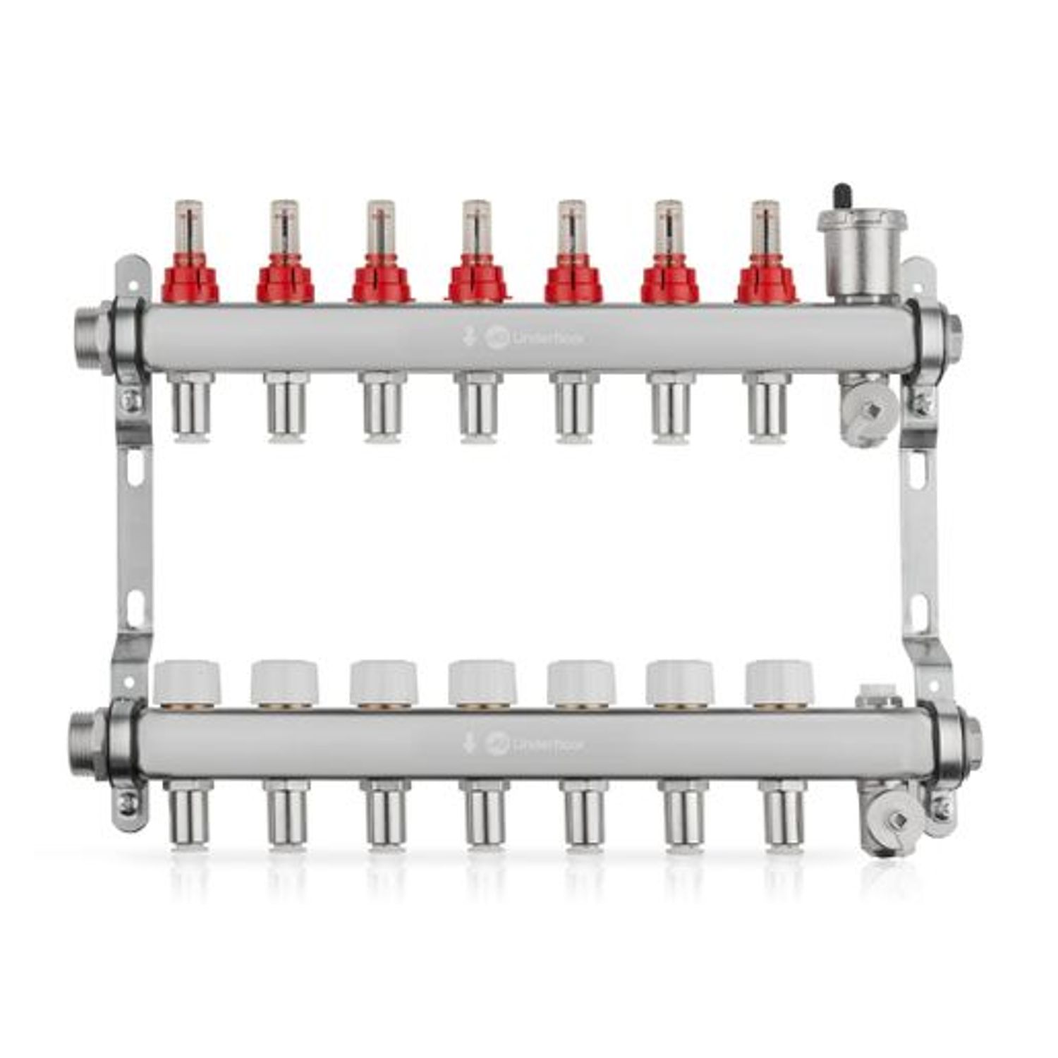 JG Speedfit JG Underfloor Lowfit Heating Manifold 7 Port 12mm - JGLOWFITMAN7