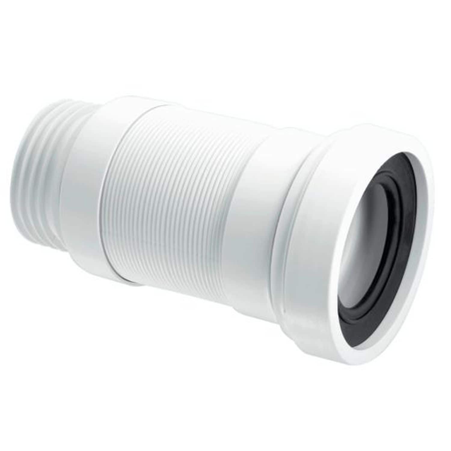 McAlpine 3.5in/90mm Straight -Medium -Flexible WC Connector WC-Con8Fv