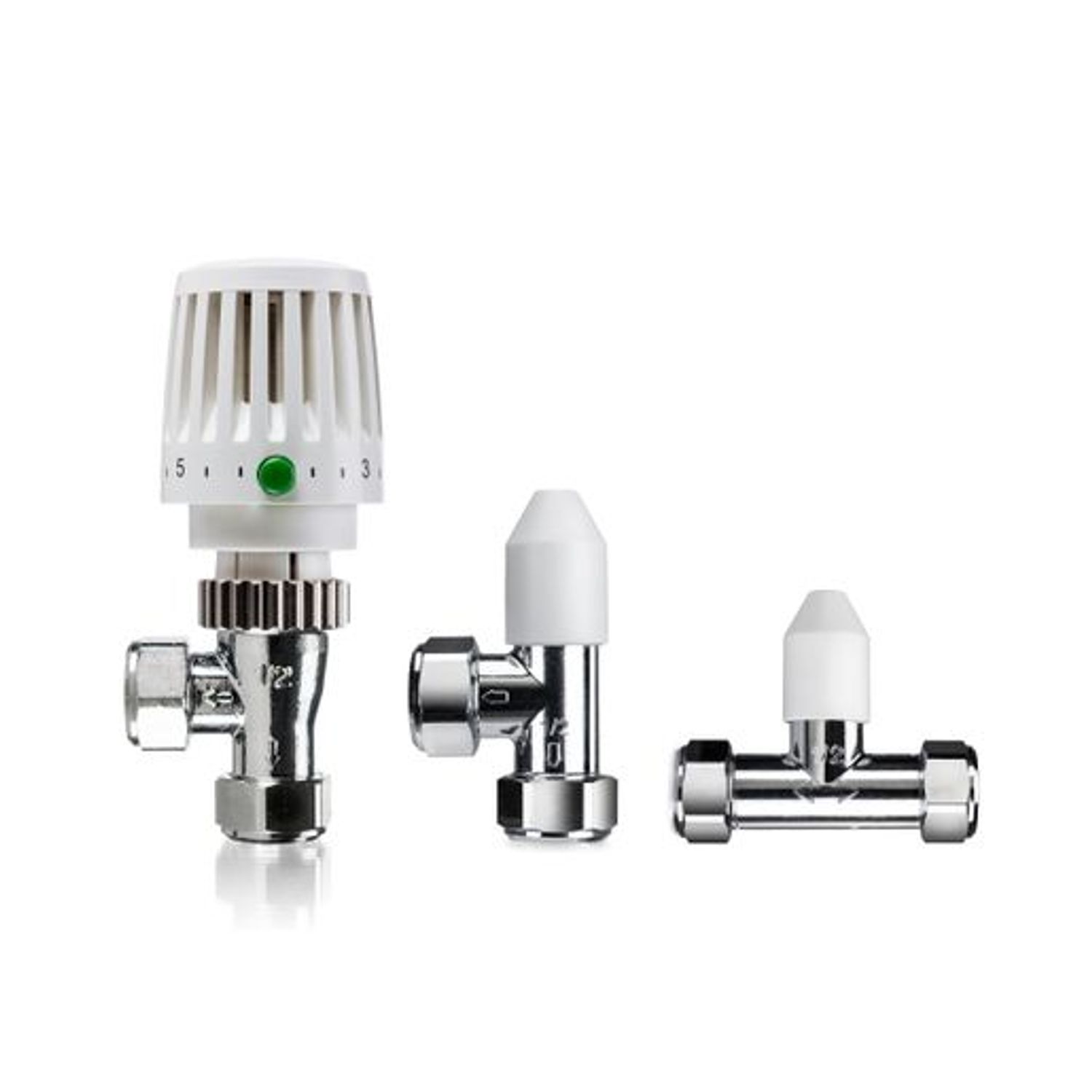Honeywell Home Valencia Traditional TRV & Lockshield 15mm Straight Body - VTL120
