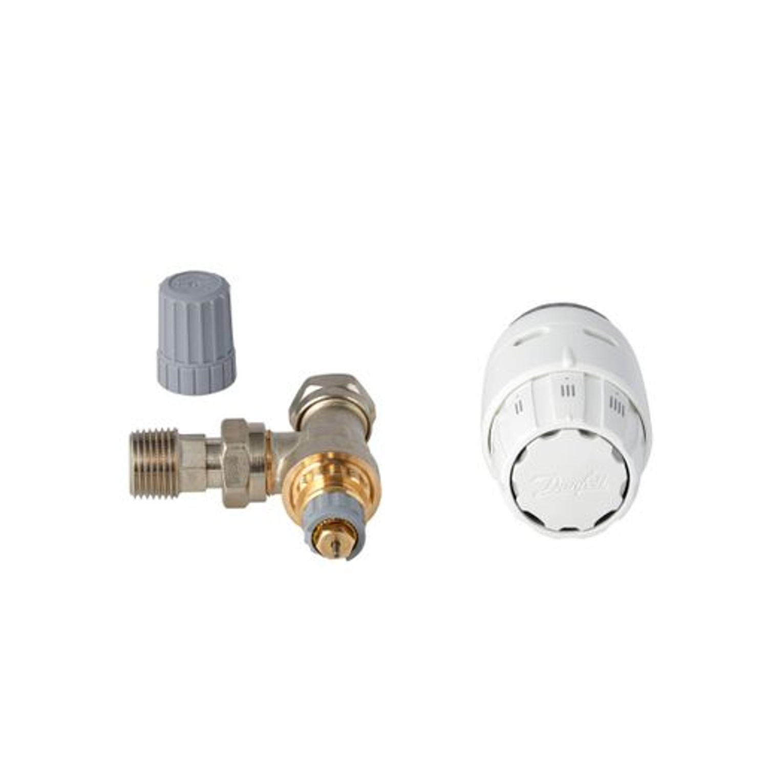 Danfoss Waltech RAS-C2 Angled Thermostatic Radiator Valve 15mm 013G605000 - 013G