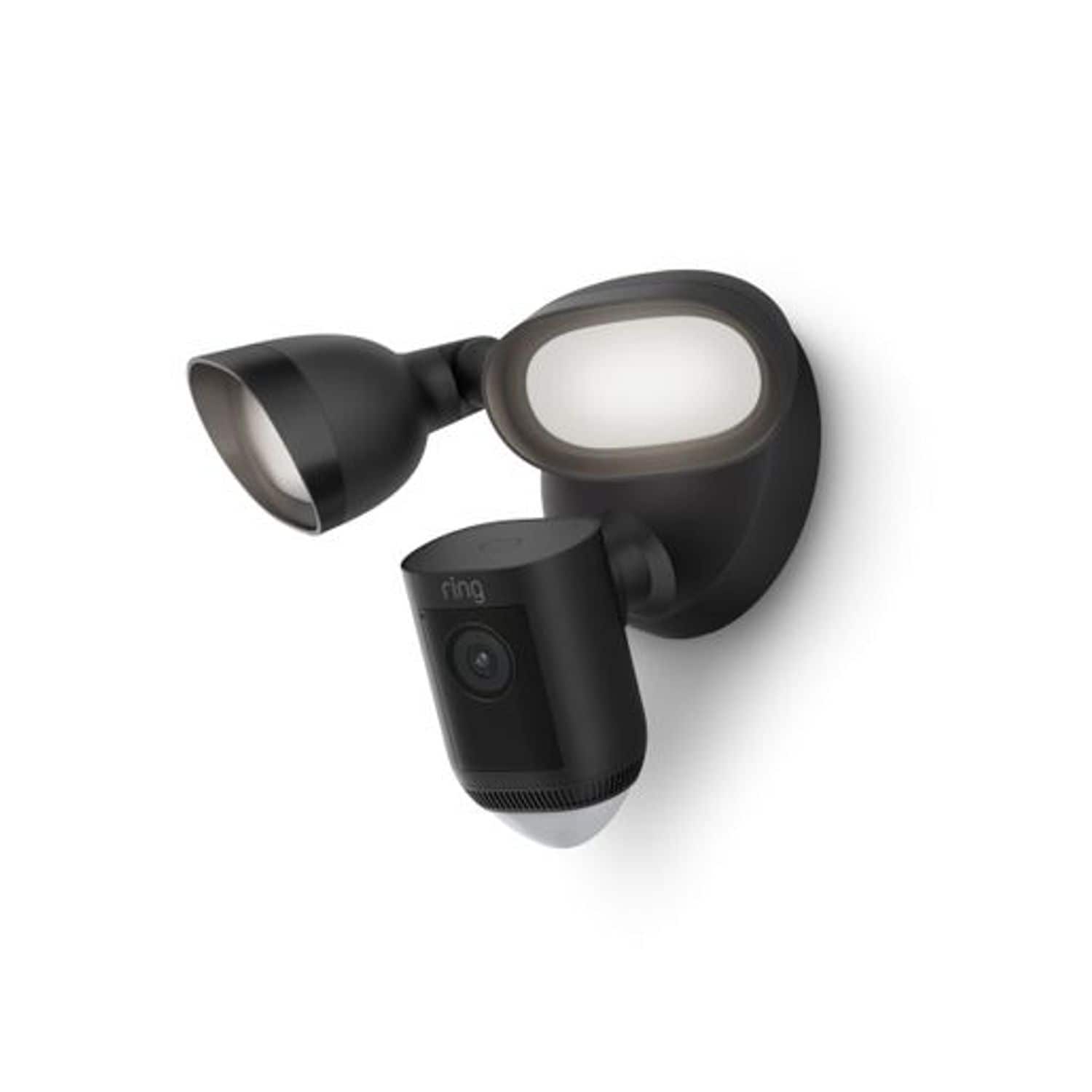 Ring Floodlight Cam Wired Pro Smart Home Security Camera - Black