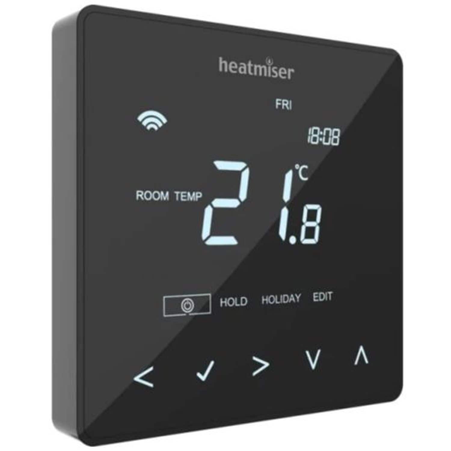 Heatmiser NeoStat WiFi Thermostat - Black