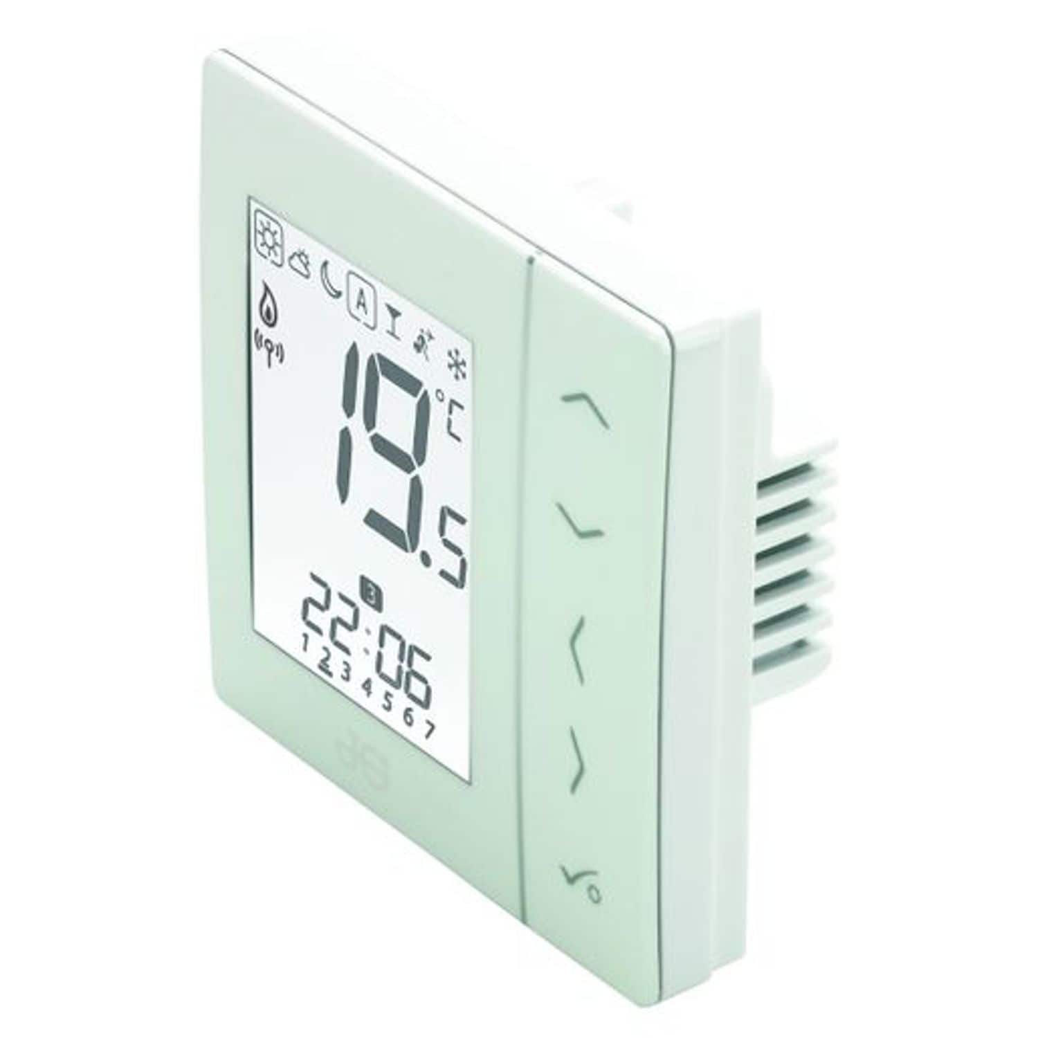 JG Speedfit JG Underfloor Aura 4 in 1 Wireless Thermostat 230V - White - JGSTATW