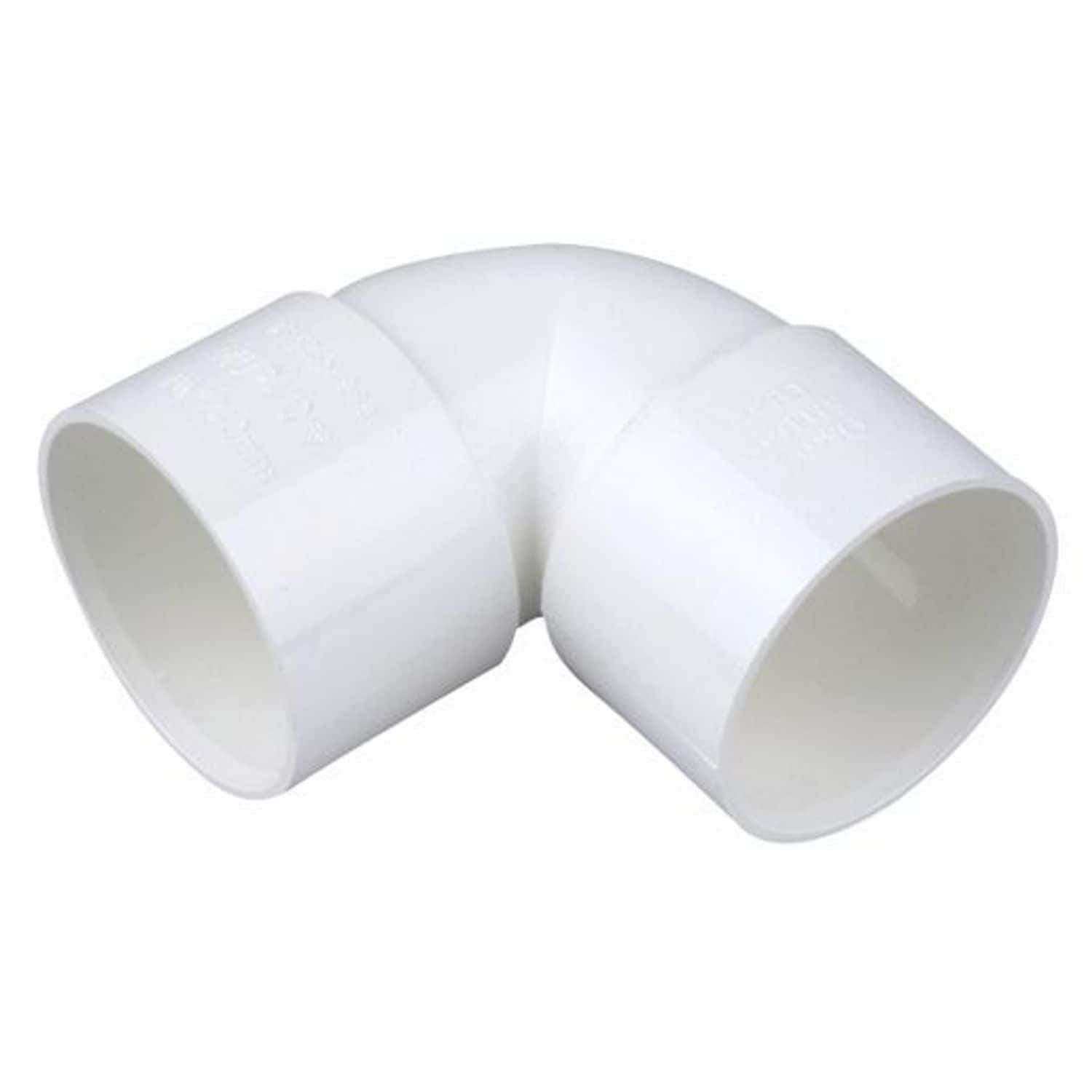 Wavin Osma 90 Degree Knuckle Bend - White 40mm 5Z160 - White