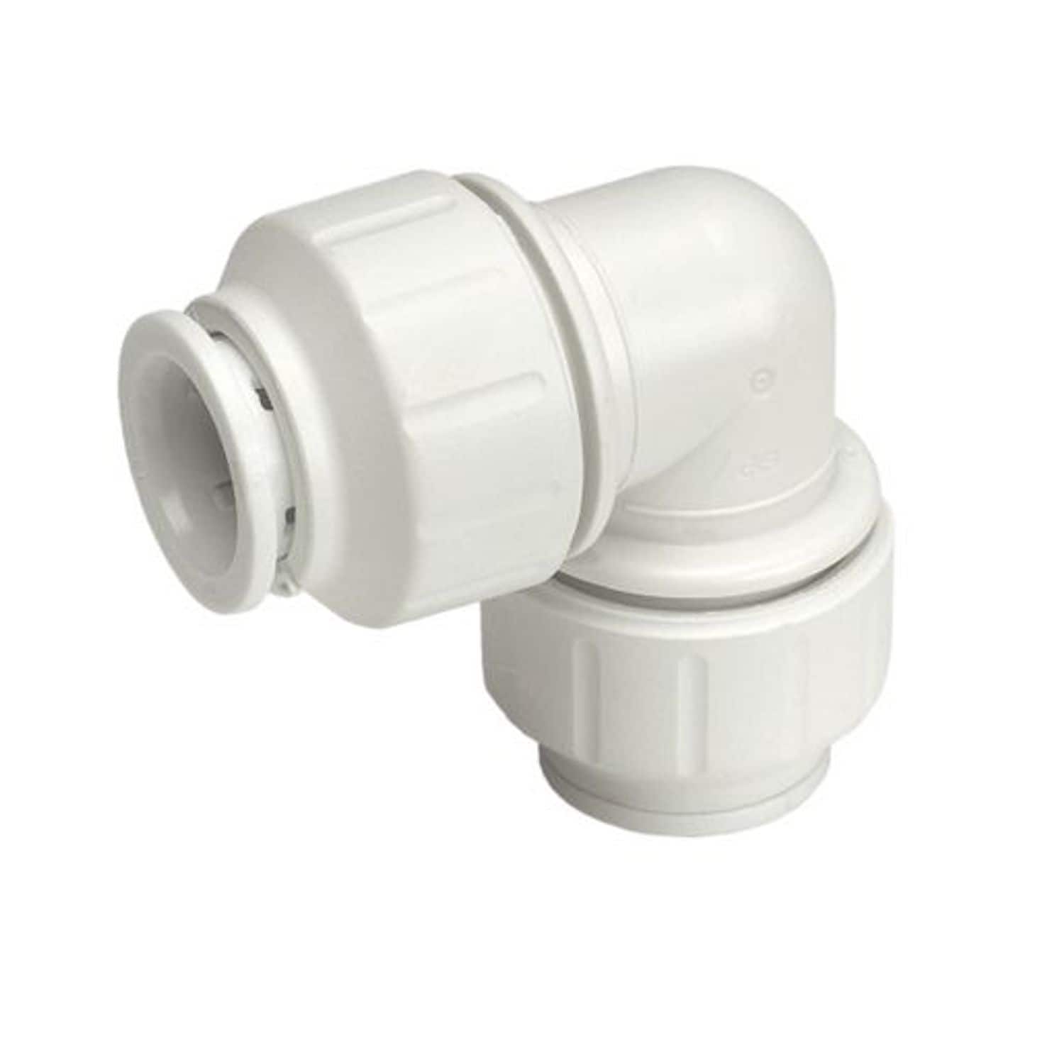 JG Speedfit Elbow Pushfit 22mm - White PEM0322W--L