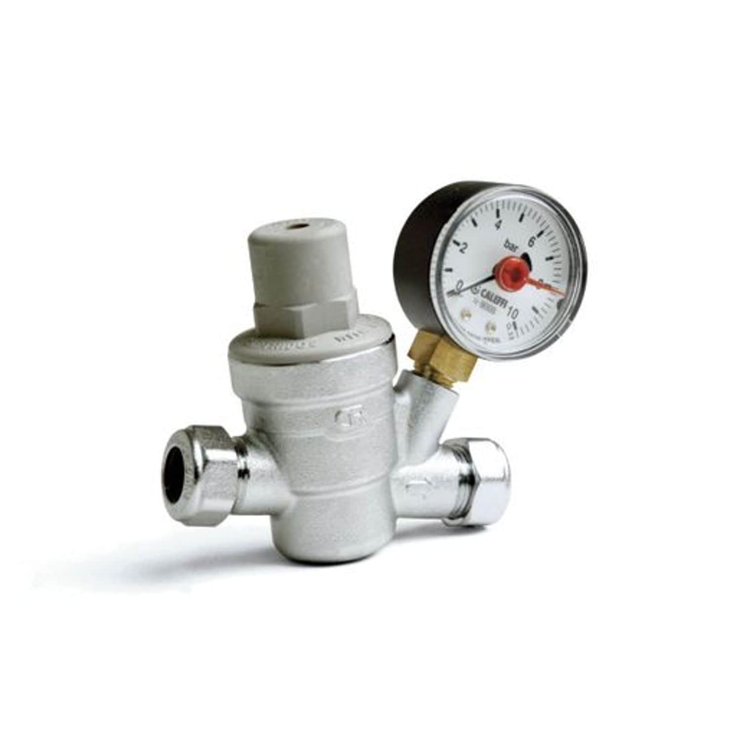 Altecnic 15mm Prescal - Series 533 High Temperature Prv (with Gauge)