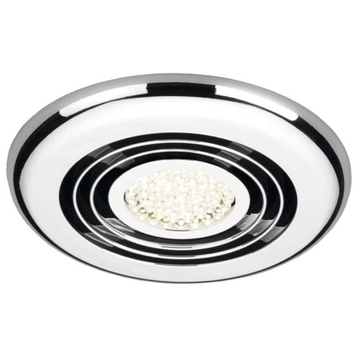HiB Cyclone Wet Room Inline Fan Chrome - 33700