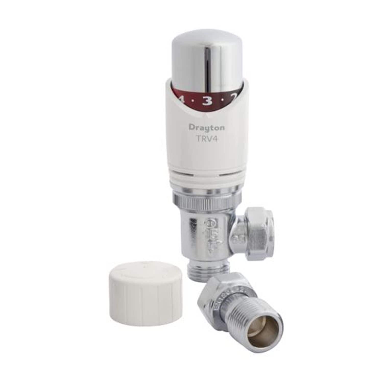 Drayton Angle Thermostatic Radiator Valve 15mm 0705150