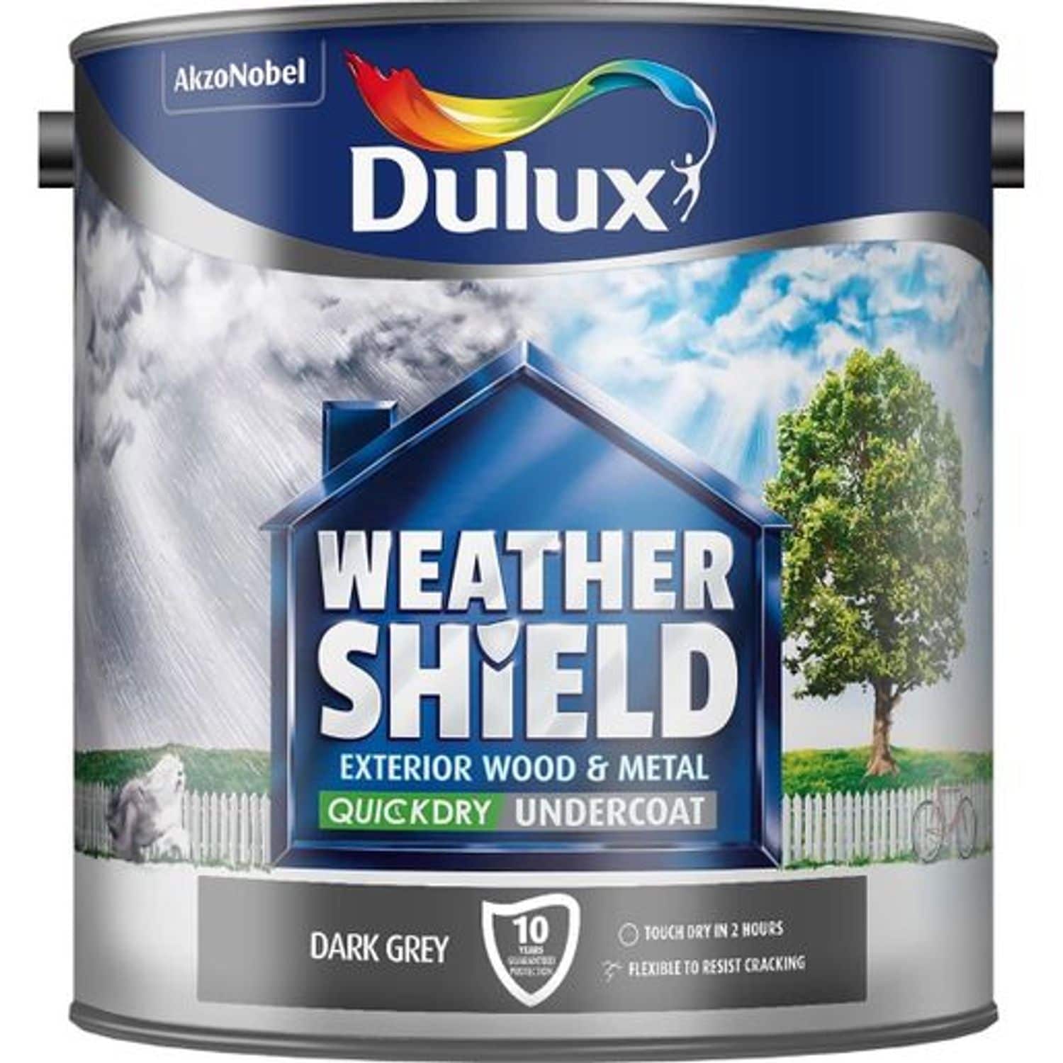 Dulux Trade Weathershield Exterior -Flexible Undercoat 2.5 Litres - 5180412
