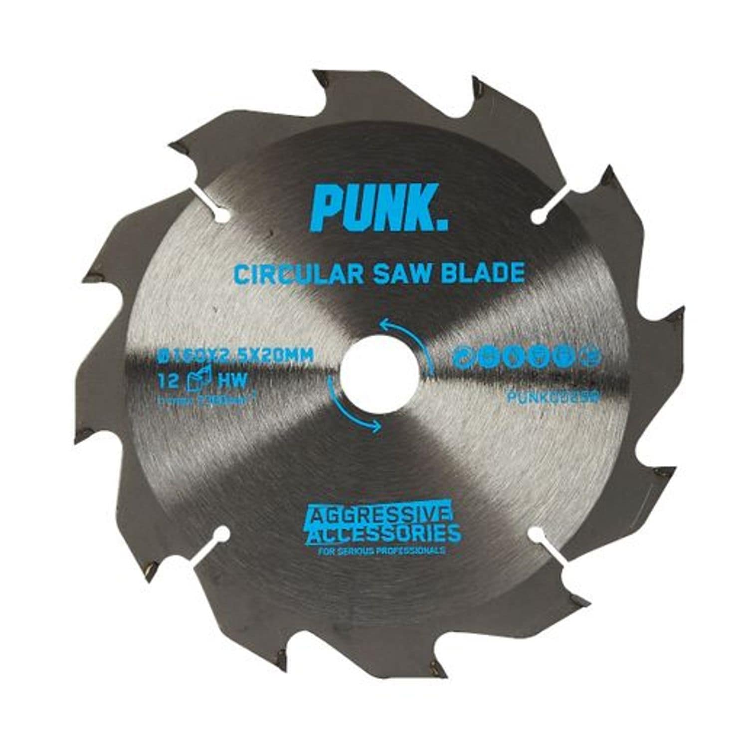 Punk Circular Saw Blade 160mm x 18T x 16mm