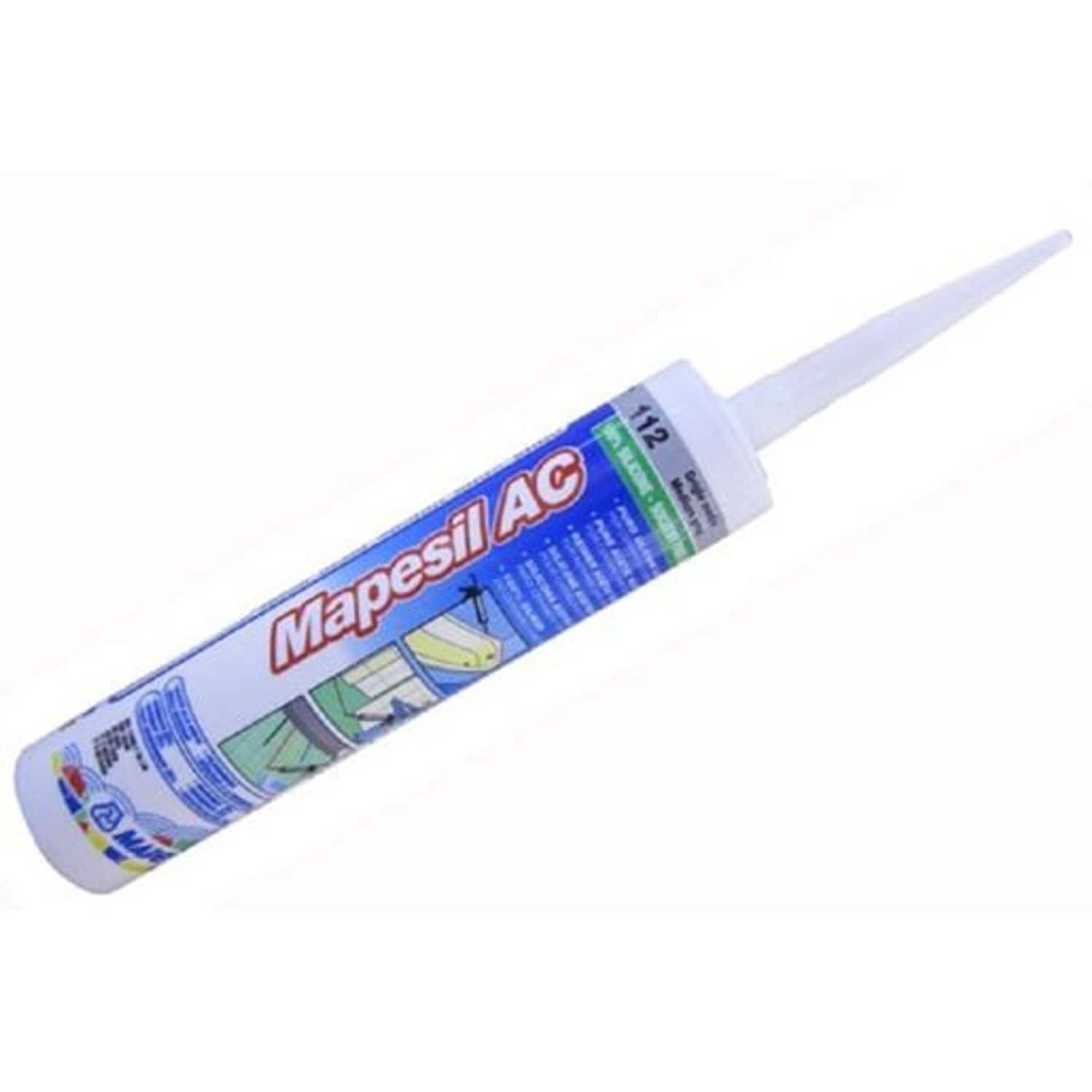 Mapei Mapesil Ac 100 - White Silicon Sealant 310ml