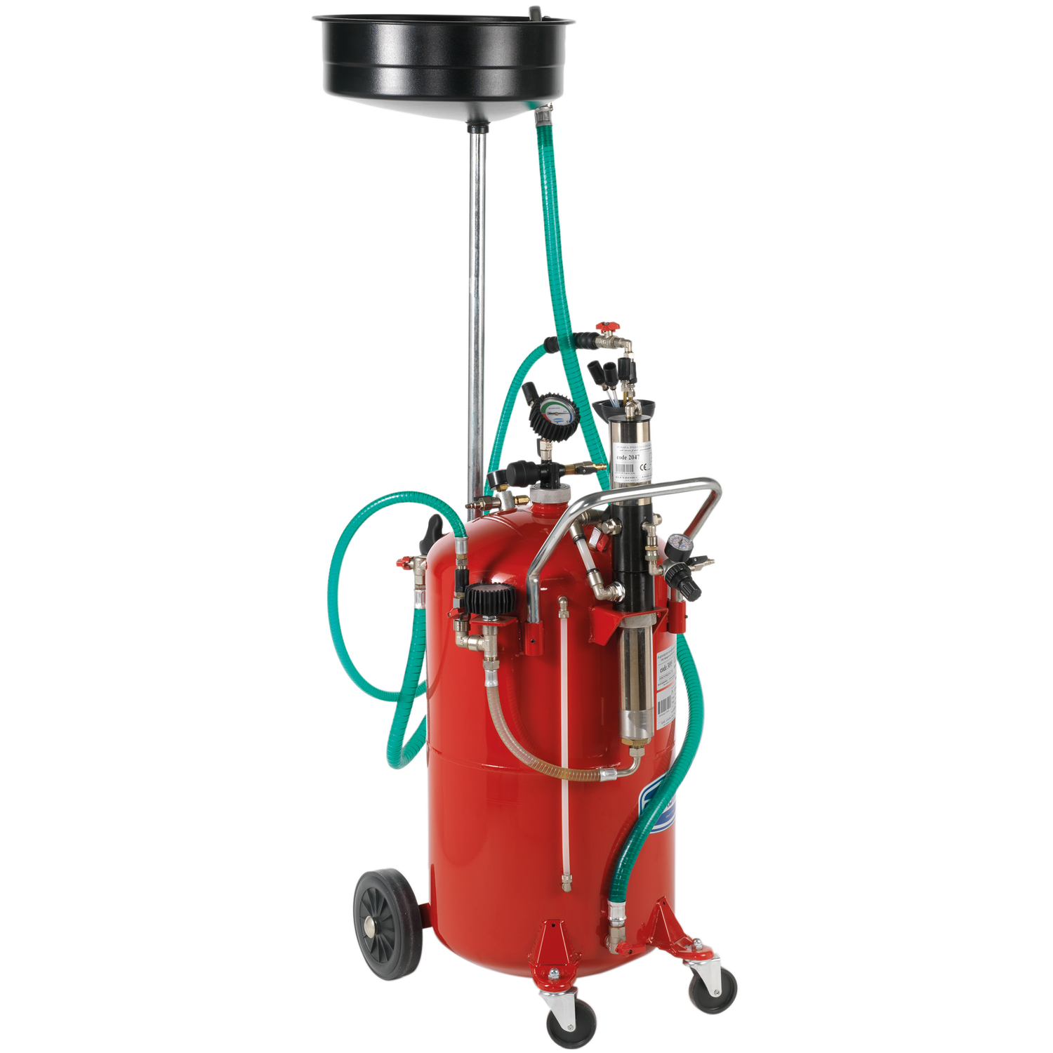 Flexbimec Waste Oil Wheeled Tank Extractor Capacity 90 -L Pneumatic Pump - 3085