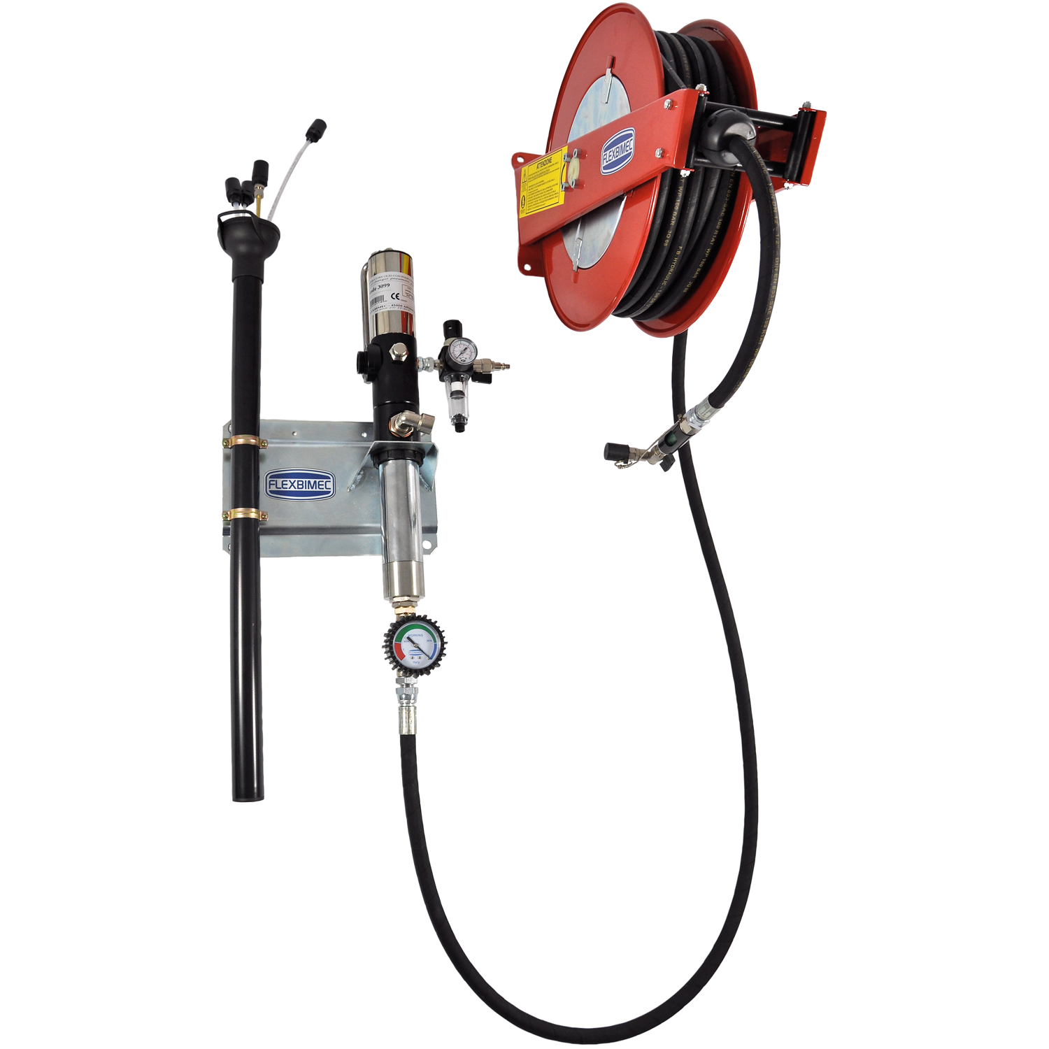 Flexbimec Wall Mounted Drain Assembly Kit Waste Oil Diesel Hydraulic Oil Standar