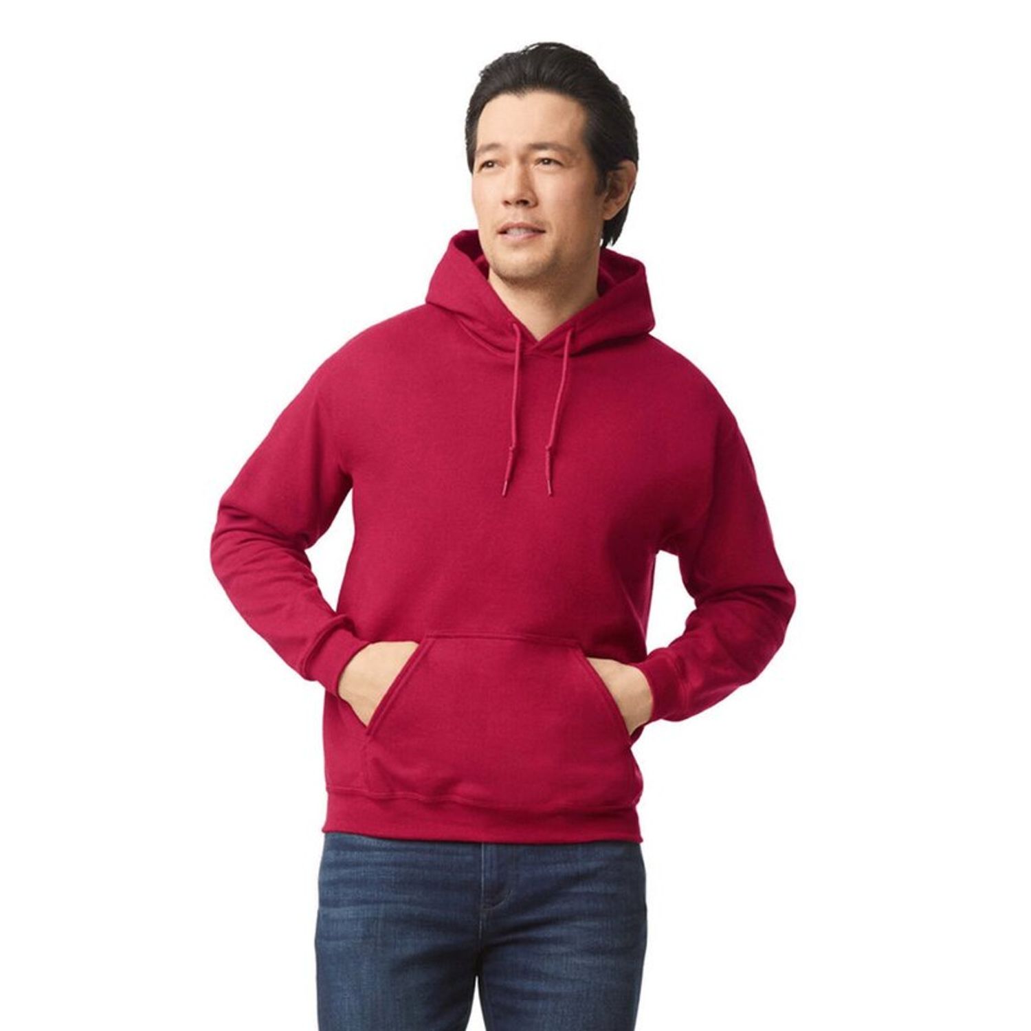 Gildan Heavy Blend Hooded Sweatshirt Safety Green L GD57MSAFL