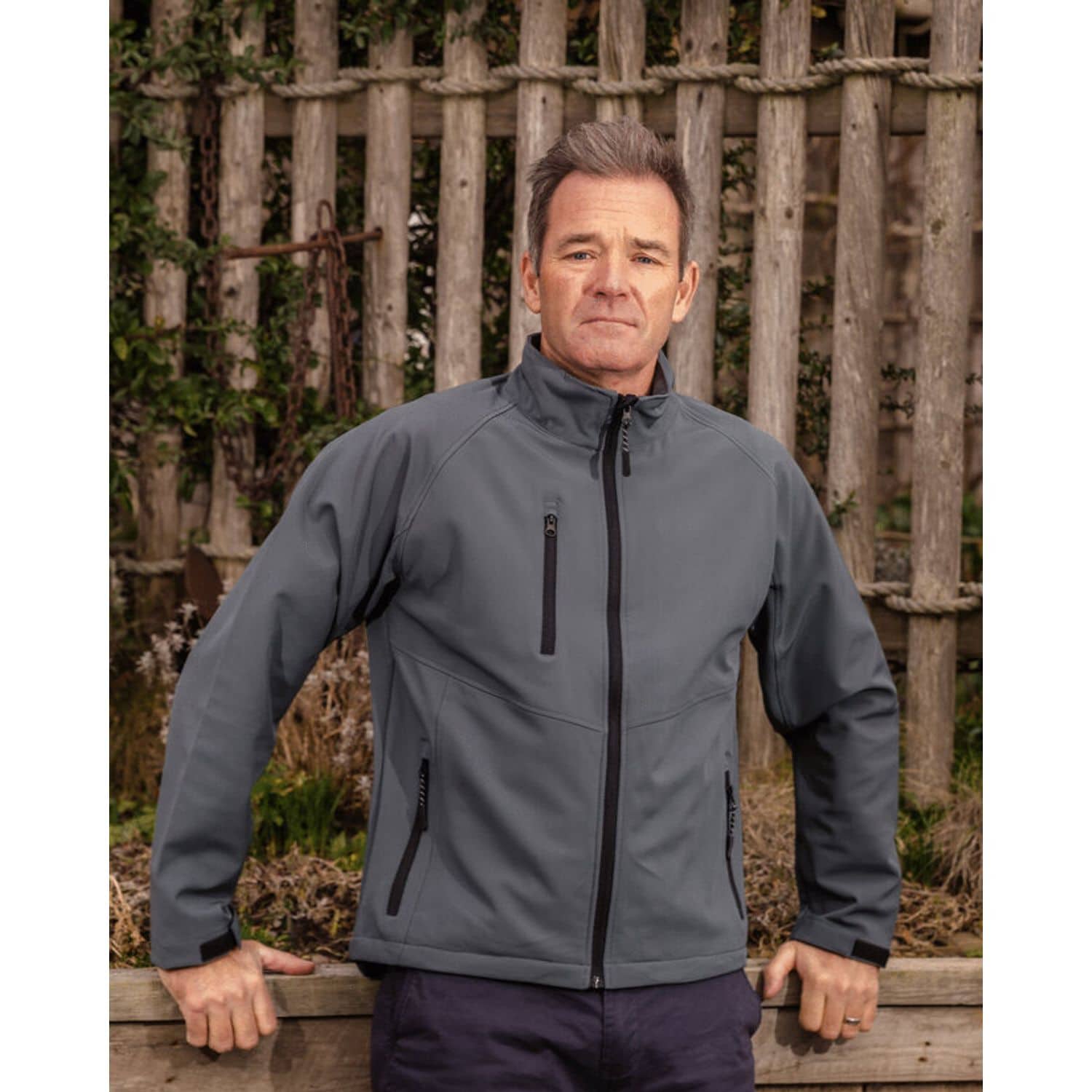 Result Base Layer Softshell Jacket Soft Athletic Two Way Stretch Fabric 93% Poly