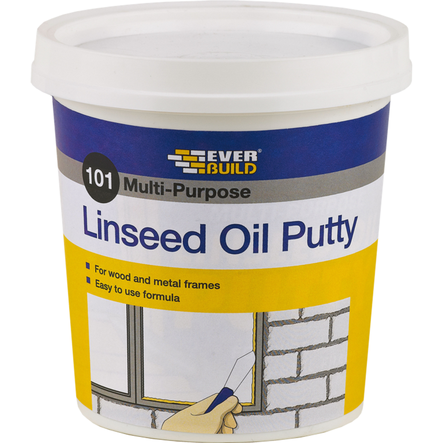 Everbuild 101 Multi Purpose Putty Brown 0.5Kg