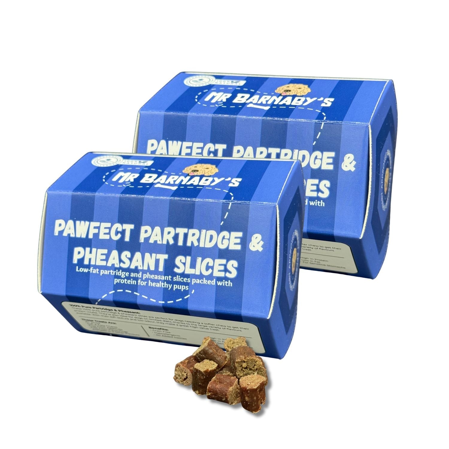 Mr Barnaby's Pawfect Partridge & Pheasant Slices Dog Treats (2 x 125g Pack)