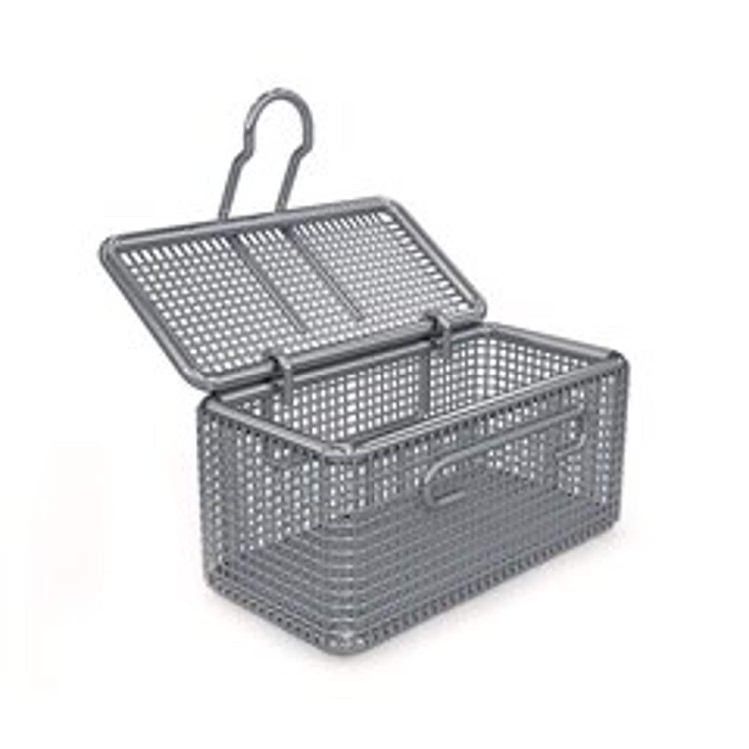 Hupfer Sterilisation Basket with Attached, Lid, 80 x 40 x 42 mm, 1 Unit 27XE.1