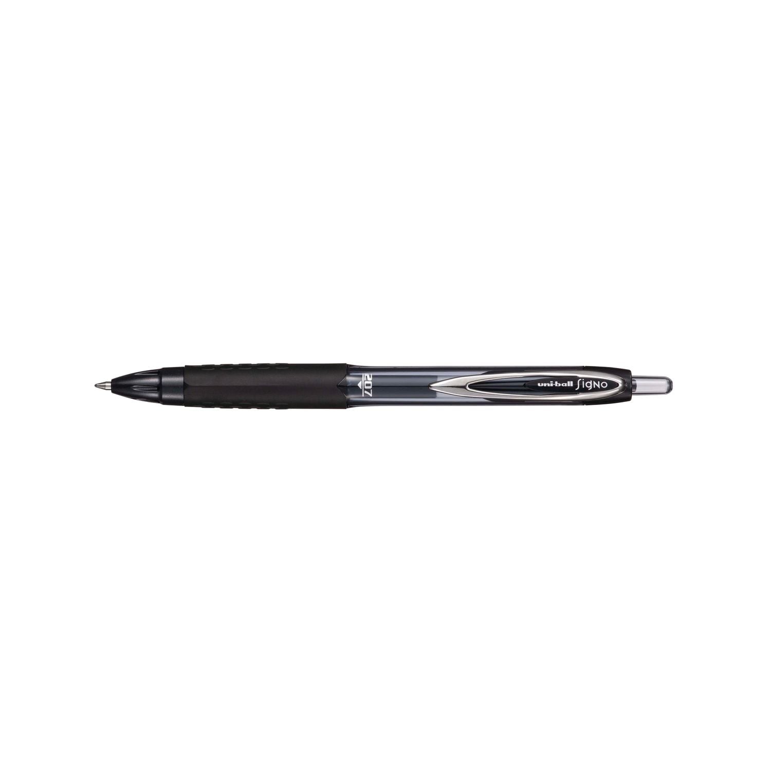 Uni-Ball Signo 207E Rollerball Gel Pen Black Pack of 12 - 308668000