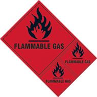 Flammable Gas Labels