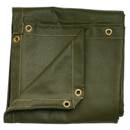 Green Canvas Weld Curtain