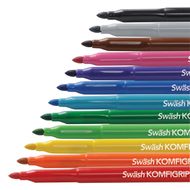 Komfigrip Colouring Pens Broad Tip Assorted