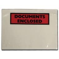 Document Envelopes, Documents Enclosed, Self Adhesive