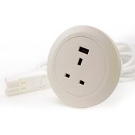 Ion In-Surface Power Module 1 X UK Sockets, 1 X USB Charger (Type A)
