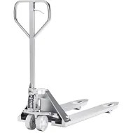 Stainless Steel Pallet Truck with Single Fork Roller