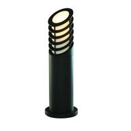 1 Light Outdoor Bollard Black with White Diffuser Ip44, E27