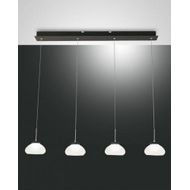 Arabella LED Straight Bar Pendant Ceiling Light Glass