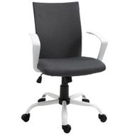 Linen Swivel Computer Desk Chairs