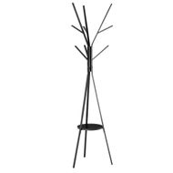 180cm Free Standing Coat Rack with Metal Shelf Holder