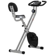 Magnetic Resistance Exercise Bikes Foldable with LCD Monitor and Adjustable Seat