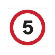 Square Speed Limit Signs