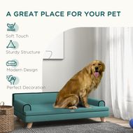 Dog Sofas with Legs Water-Resistant Fabric