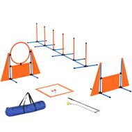 Dog Agility Equipment Obstacle Training Course Kit, Orange