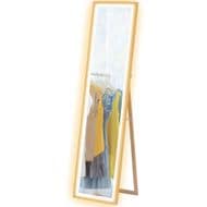 Dimming Full Length Mirrors with Lights, Standing Leaning Wall Mount