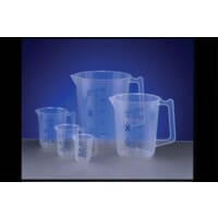 Jug, Pp, Blue Print Graduations 100ML (Pk-5)