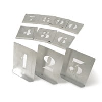 60mm (Set of 10) Steel Stencil Figures