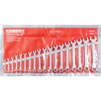 Metric Combination Spanner Set, 6 - 24mm, Set of 18