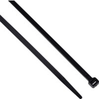 Black Cable Ties 4.8 x 300mm, Pack of 100