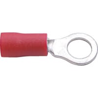 5.00mm Ring Terminal, Pack of 100 Red