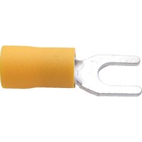 4.00mm Yellow Fork Terminal, Pack of 100