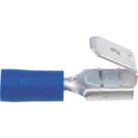 6.3mm Blue Piggy Back Push on, Pack of 100