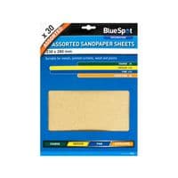 30 Piece Assorted Sandpaper Sheets