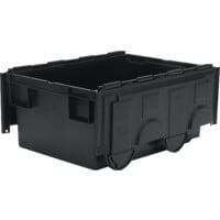 49.5L HD Euro Nesting Bin Black comes with Lid