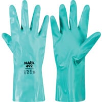 492 Mapa Ultranitril Green Gauntlet Size 10